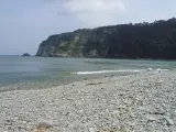 Playa de la Concha de Artedo, en Cudillero, Asturias.