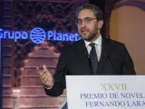 Máximo Huerta recoge el XXVII Premio Fernando Lara.