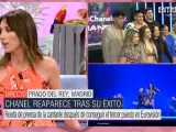 Patricia Pardo comenta la actuación de Chanel en Eurovisión.