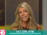 La presentadora australiana Erin Jayne.
