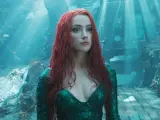 Amber Heard como Mera en 'Aquaman'.