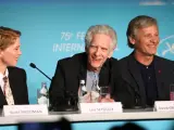 L&eacute;a Seydoux, David Cronenberg y Viggo Mortensen