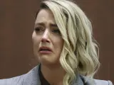 Amber Heard en la 23ª sesión del juicio.
