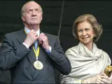 Los reyes Juan Carlos I y Sofía de Grecia, en una imagen de 2007.