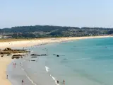 Playa de A Lanzada, en Pontevedra.