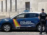 DOTACIÓN POLICIAL ANTE LA SEDE DE LOS JUZGADOS DE MELILLA