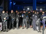 Policía en el Stade de France durante la final de la Champions League