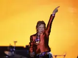 Mick Jagger, durante el concierto de los Rolling Stones en el estadio Wanda Metropolitano de Madrid.