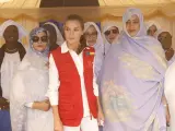 La reina Letizia visita Nouakchott.