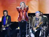 Mick Jagger, durante el concierto de los Rolling Stones en Madrid.