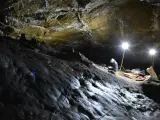 Excavación en la cueva de Ardales.