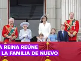 La familia real brit&aacute;nica deja sus desencuentros de lado para celebrar el jubileo de platino de Isabel II