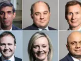 Seis posibles candidatos para suceder a Johnson en Downing Street.