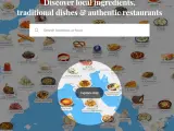 Este mapa interactivo te muestra los platos típicos de cada país.
