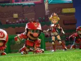 Toad, Mario, Peach y Luigi en 'Mario Strikers'.