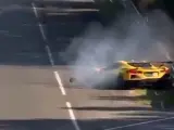 Corvette 64 accidentado en Le Mans