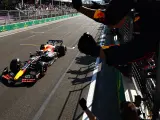 Max Verstappen, en el GP de Azerbaiyán