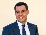 El presidente de la Junta en funciones y candidato del PP, Juanma Moreno.