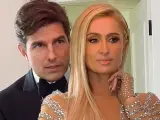 Un Tom Cruise generado por ordenador y Paris Hilton.