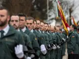 Jura de bandera de la 125 Promoción de la Academia de la Guardia Civil de Baeza (Jaén).