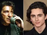 Al Pacino y Timothée Chalamet