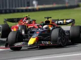 Verstappen y Sainz, en el GP de Canadá