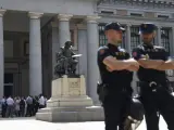La vigilancia policial ya se ha incrementado en Madrid en los días previos a la cumbre de la OTAN.