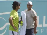 Rafa Nadal y Carlos Moyá