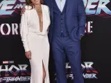 Elsa Pataky con Chris Hemsworth en el preestreno de 'Thor: Love and Thunder'