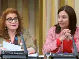 Sonia Vaccaro y María Dolores Lozano en la Comisión del Pacto de Estado en materia de Violencia de Género.