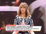 Emma García explica la ausencia de Ana María Aldón de 'Viva la vida'.