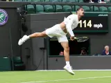 Carlos Alcaraz, en Wimbledon.