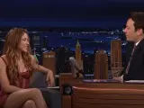 Shakira en 'The Tonight Show Starring Jimmy Fallon'.