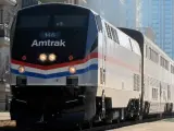 Un tren de Amtrak en la ruta de Los Ángeles a Chicago, EE UU, en una imagen de archivo.