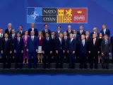 Los jefes de Estado y de Gobierno posan en el inicio de la cumbre de la OTAN en Madrid