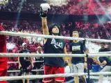 David Bustamante, tras subirse al ring en el evento de boxeo 'La Velada del Año 2'.