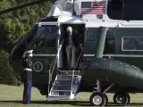 El presidente de EE UU, Joe Biden, llega a la Casa Blanca tras participar en la reunión del G7 en Alemania, y en la cumbre de la OTAN en Madrid.