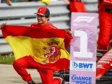 Carlos Sainz, tras lograr la victoria en el GP de Gran Bretaña
