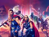 Detalle del póster de 'Thor: Love and Thunder'.