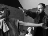 Peter Brook dirigiendo 'Marat/Sade' (1967).