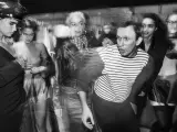 'Backstage' del desfile de Jean Paul Gaultier de la colecci&oacute;n Barb&egrave;s de pr&ecirc;t-&agrave;-porter de mujer oto&ntilde;o-invierno (1984).