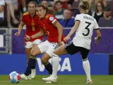 Alemania vs España de la Euro femenina.