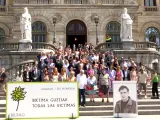 Concentración en Bilbao en recuerdo de Miguel Ángel Blanco y otras víctimas