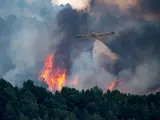 Incendio en Collado Mediano, Madrid.