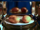 Patatas en el microondas.