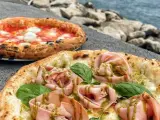 Pizzas napolitanas de restaurante Sorbillo, en Nápoles