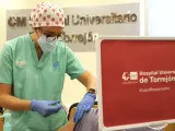 Imagen de archivo de la Campaña de vacunación frente al Covid-19 en el Hospital Universitario Torrejón de Ardoz.