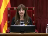Borràs mantiene la delegación de voto de Puig pese a la anulación del TC