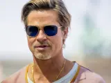 Brad Pitt en la presentación de la película "Bullet Time"