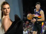La modelo Kendall Jenner y el jugador de baloncesto Devin Brooker